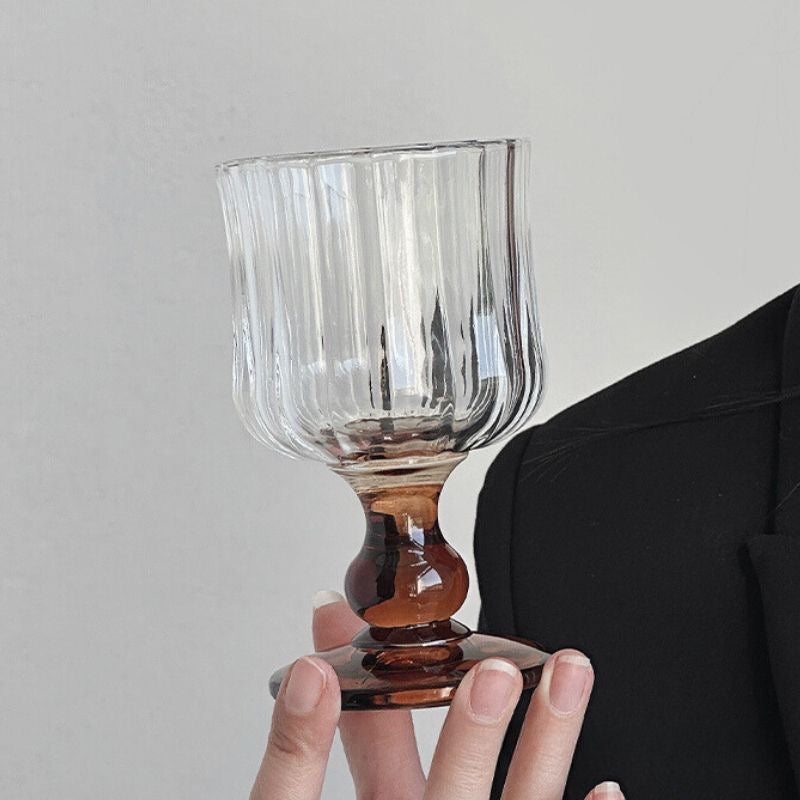 Copa de vidrio clasico