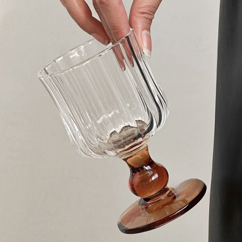 Copa de vidrio clasico