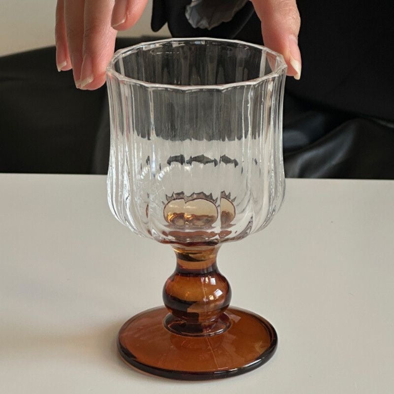 Copa de vidrio clasico